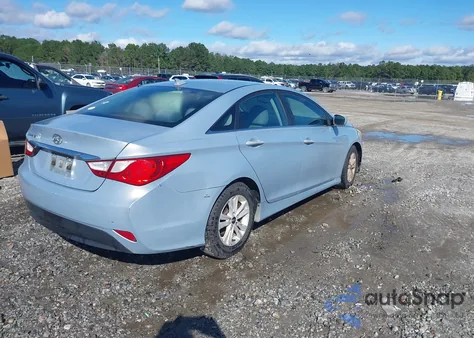 2014 Hyundai Sonata Gls z USA, uszkodzony, nr VIN 5NPEB4AC1EH844428